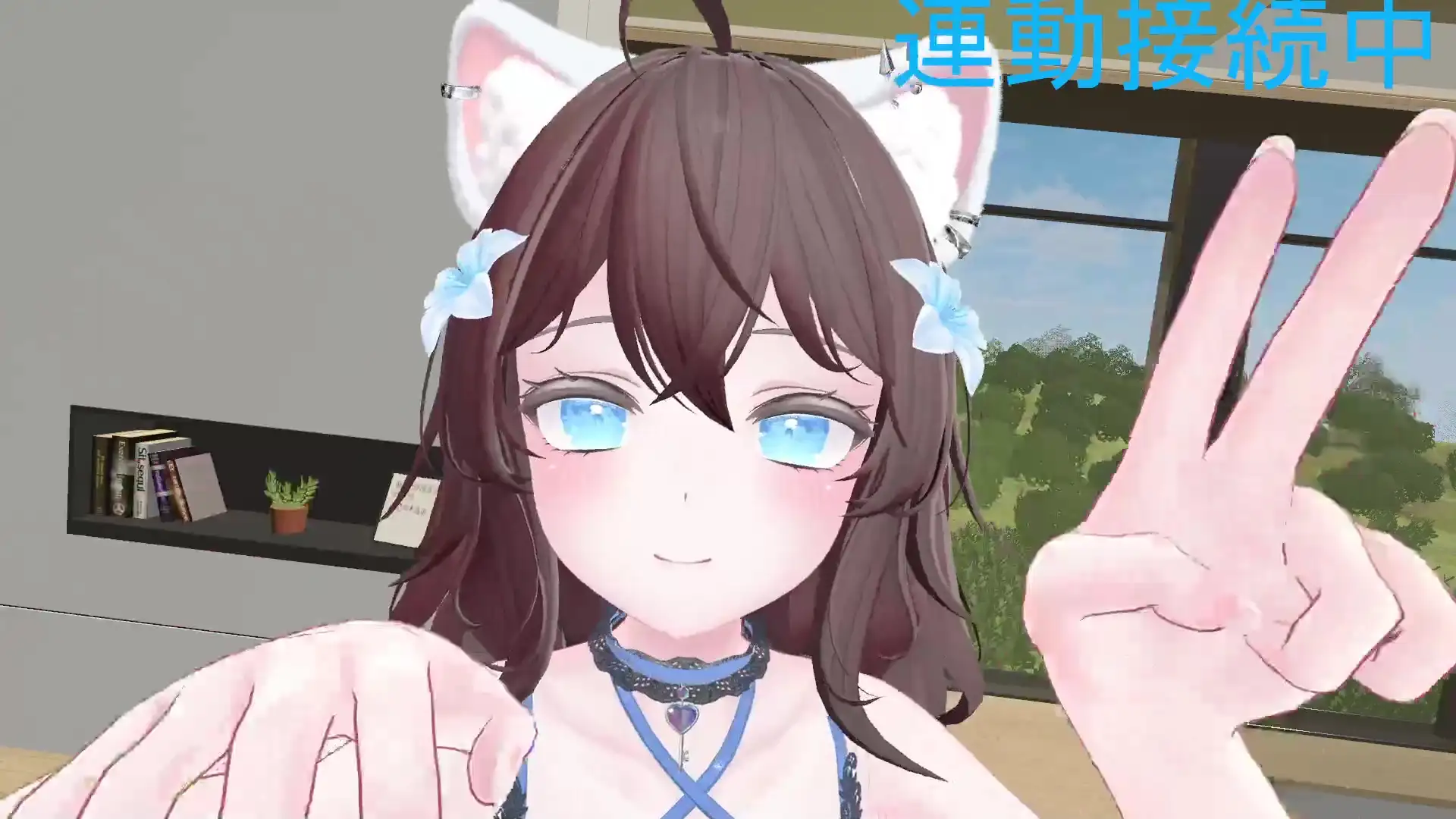 しれっと配信。連動おひるのちゅーにゃんまろ井栗まろん サンプル画像 10