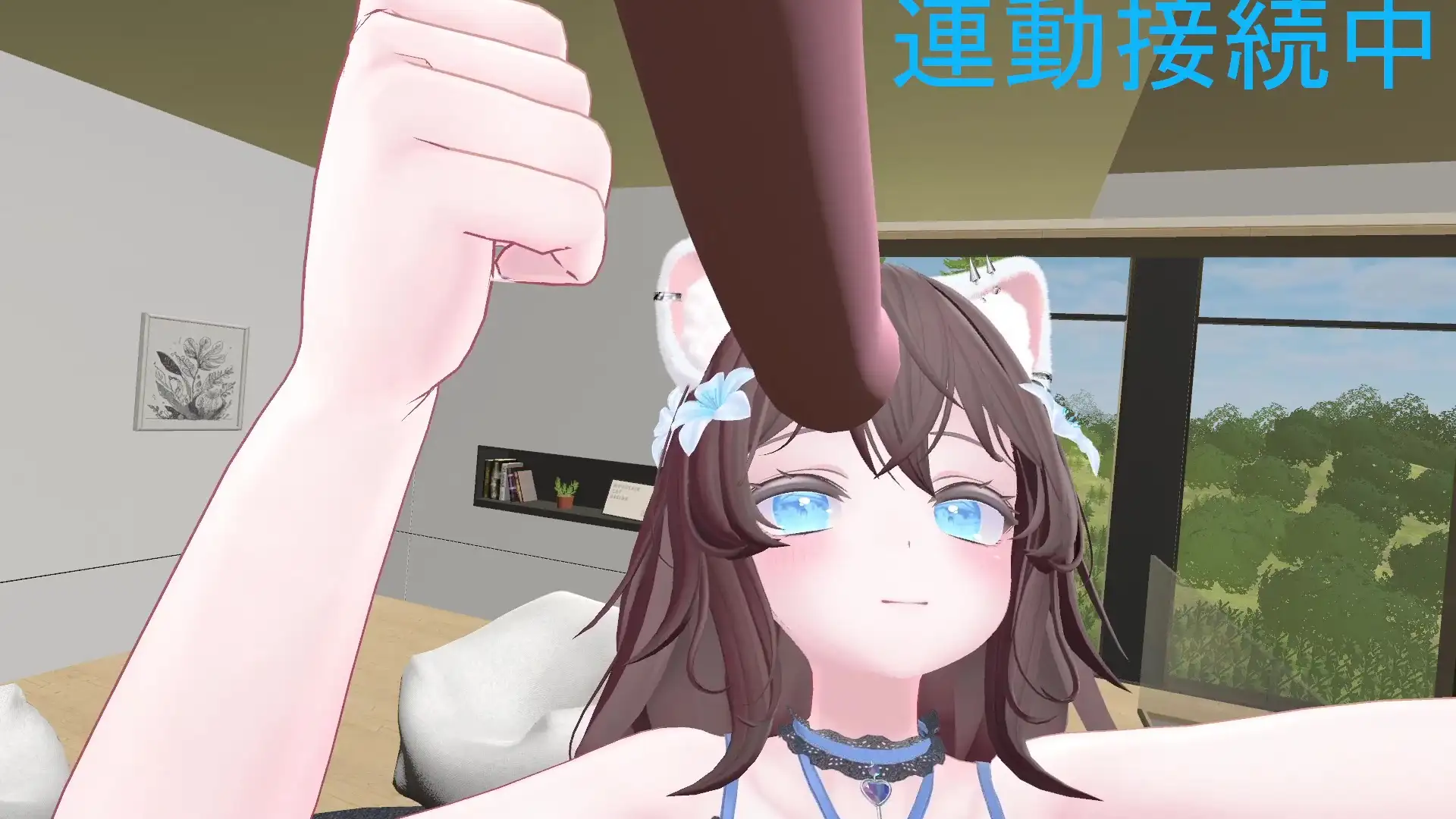 しれっと配信。連動おひるのちゅーにゃんまろ井栗まろん サンプル画像 8