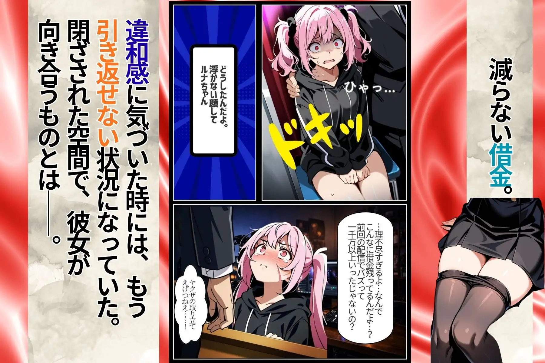 裏切りのオフ会に呼ばれて密室でおもちゃにされたら、男たちの絶倫ピストンでさらに脳まで雌堕ちさせられました サンプル画像 3