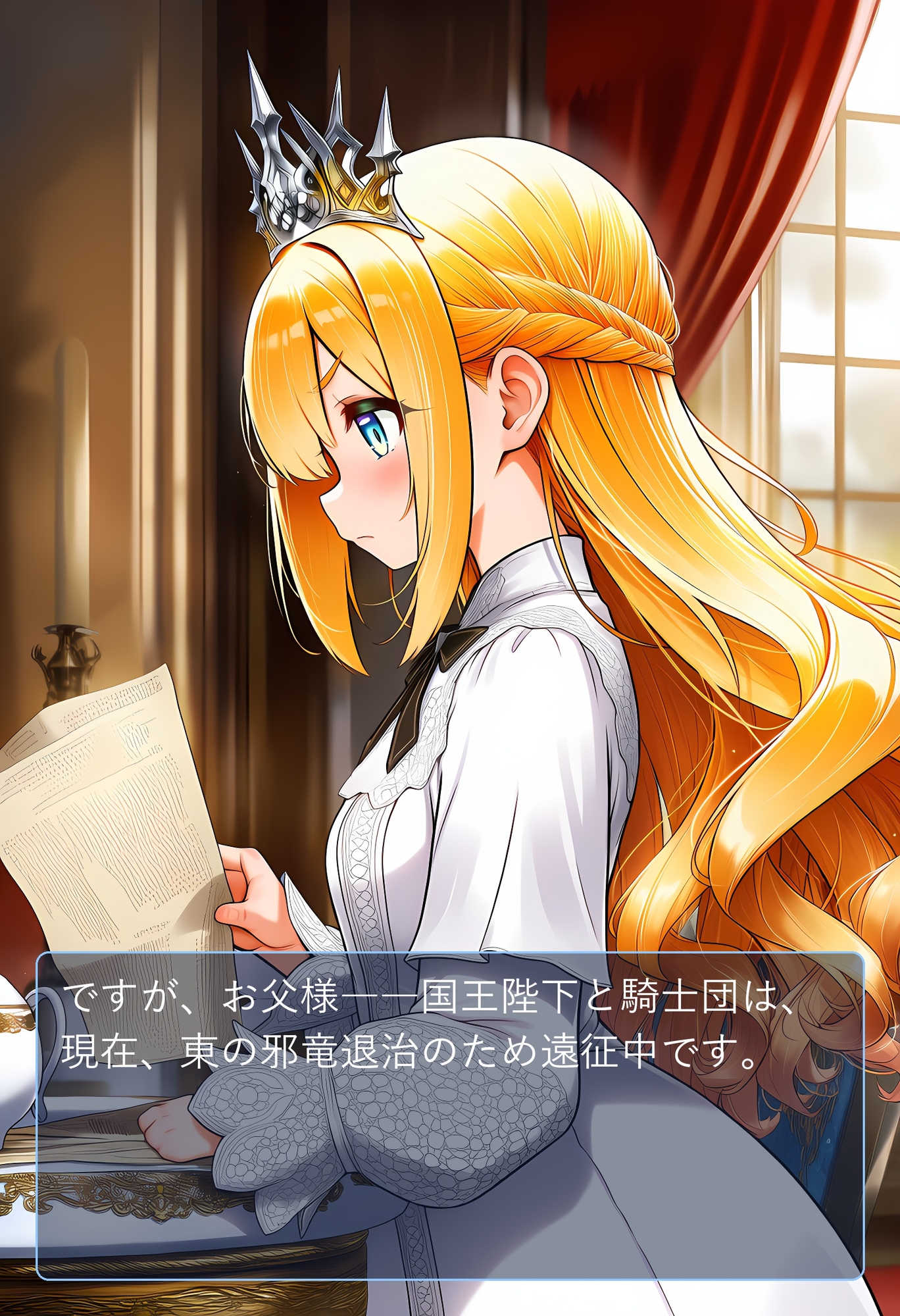 金髪王女とエルフ魔術師のスライムとゴブリン退治(されちゃう話) 画像1