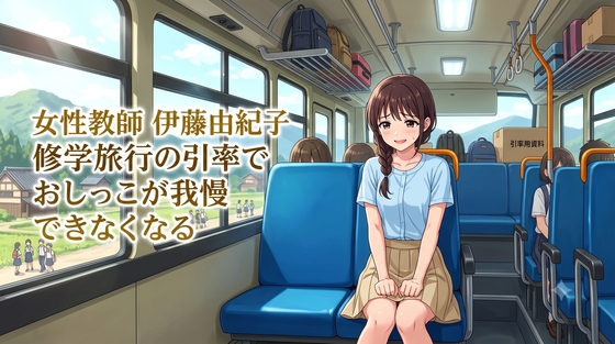 女性教師伊藤由紀子 修学旅行の引率でおしっこが我慢できなくなる