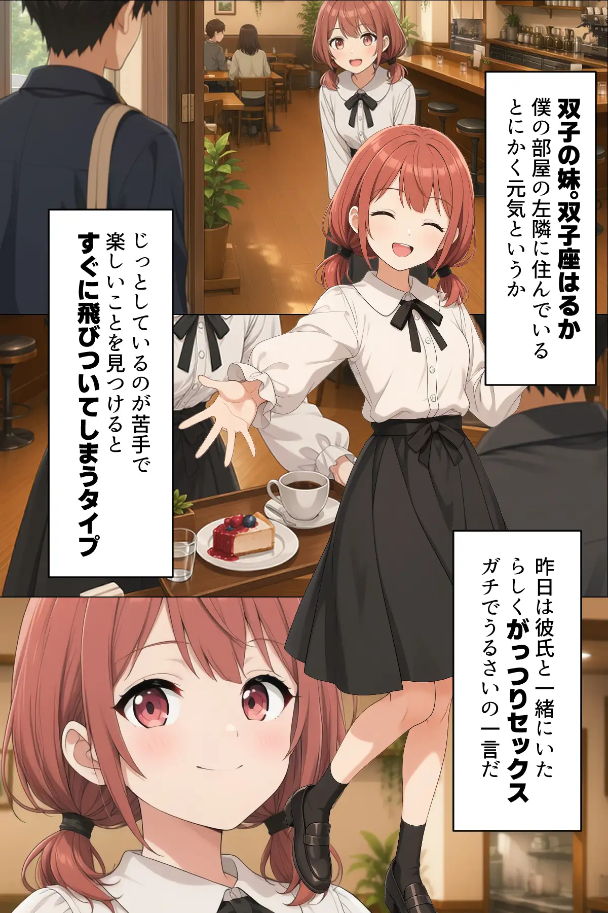【漫画】なんで僕の隣の部屋にバイト先の双子姉妹が引っ越してくるんだよ サンプル画像 6