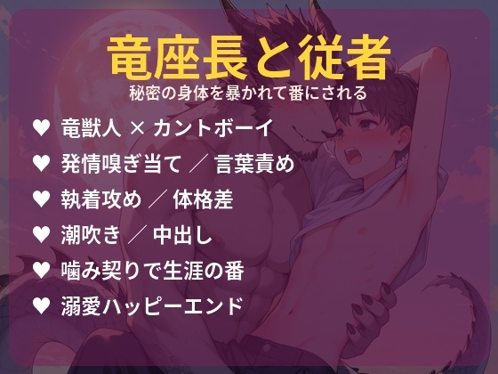 竜座長と城塞の強気従者 ～月の熱に抗えない胎持ちの番～