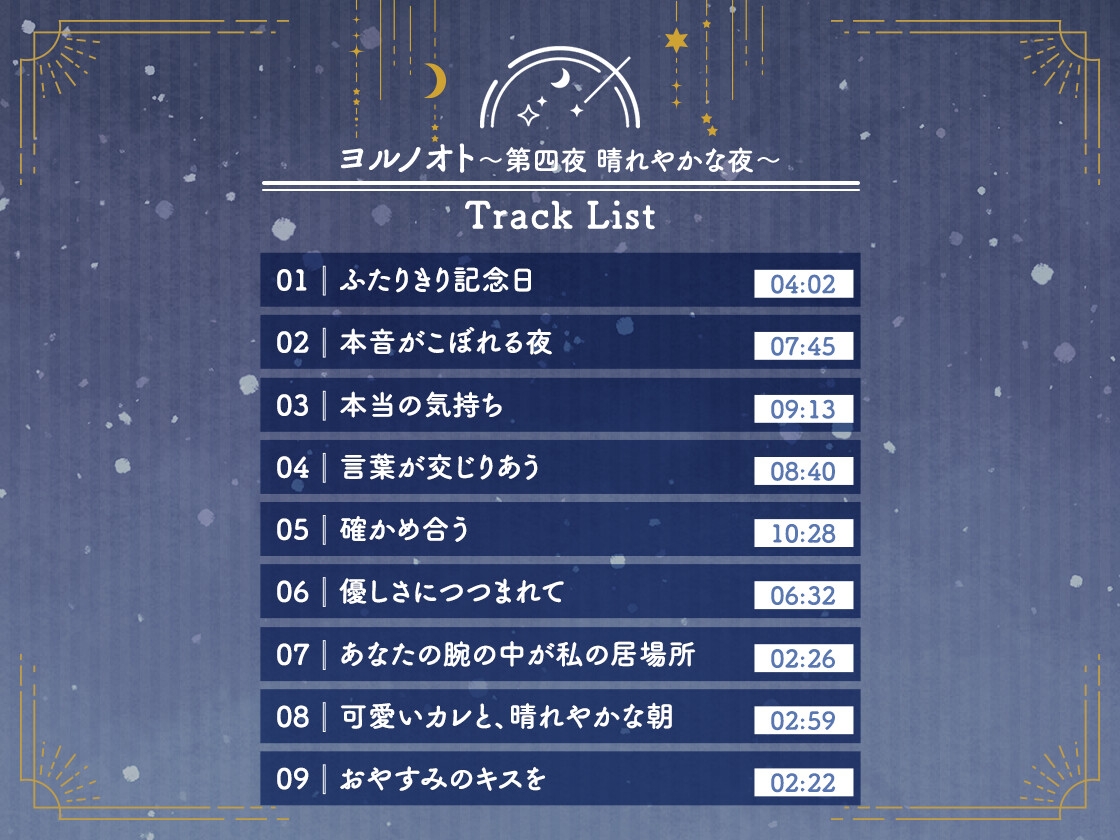 【CV.古川慎】 ヨルノオト~第四夜 晴れやかな夜~-5画像