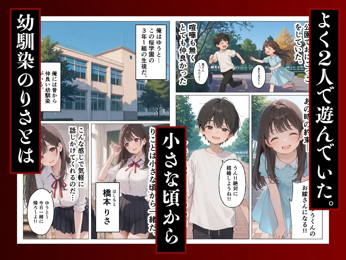 大好きな幼馴染が寝取られ幸せな人生を壊された話。 サンプル画像 2