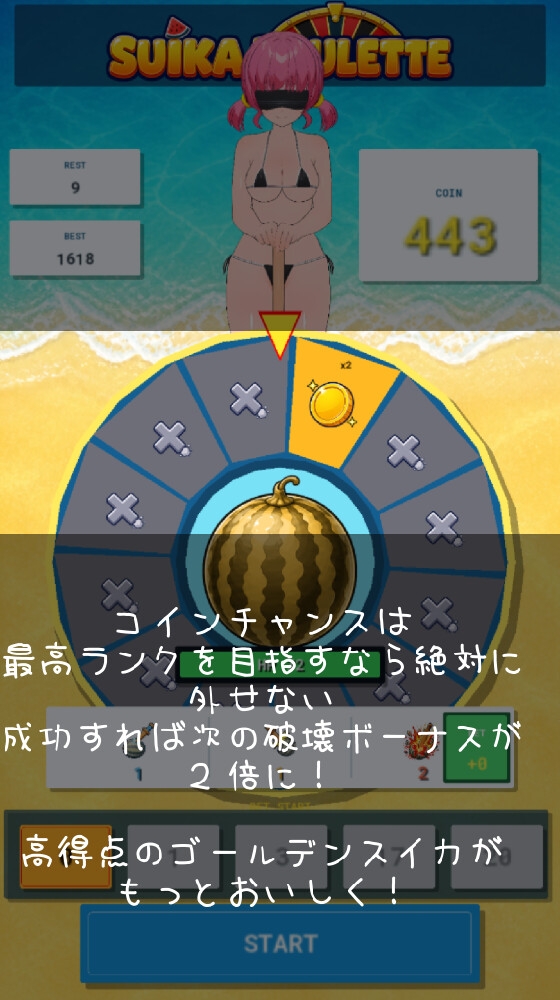 戦略的脱衣スイカ割り SuikaRoulette サンプル8