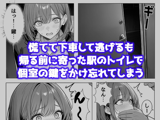 就活帰りの電車で居眠り…パンツ丸見えだった女子大生が駅トイレで中年に犯された件 サンプル4