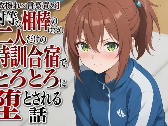 【衣擦れ×言葉責め】対等な相棒のはずが、二人だけの特訓合宿でとろとろに堕とされる話 ジャケット画像