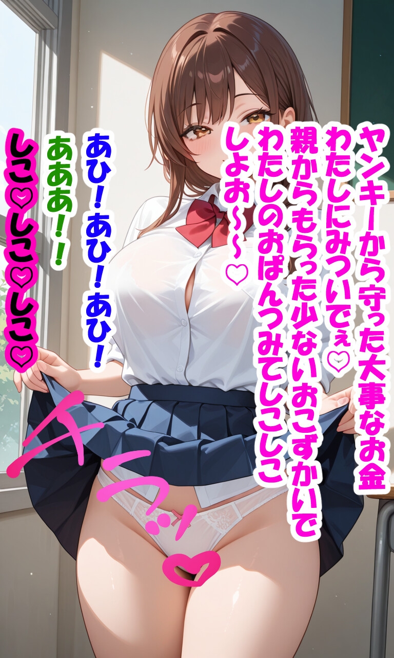 優しくて真面目な女の子たちが色仕掛け!?文字付き 画像7