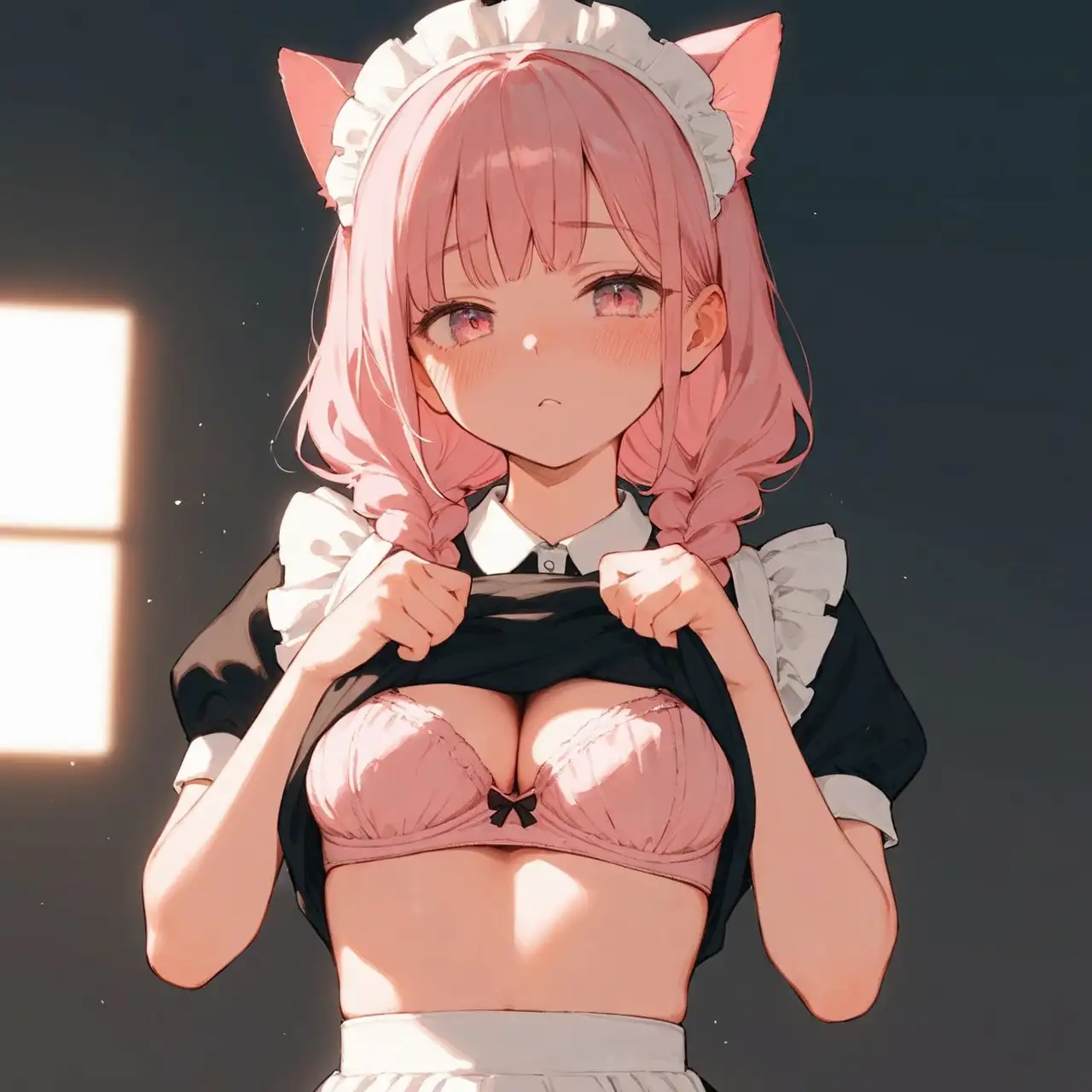頼んだら下着を見せてくれるメイドさん サンプル画像 2