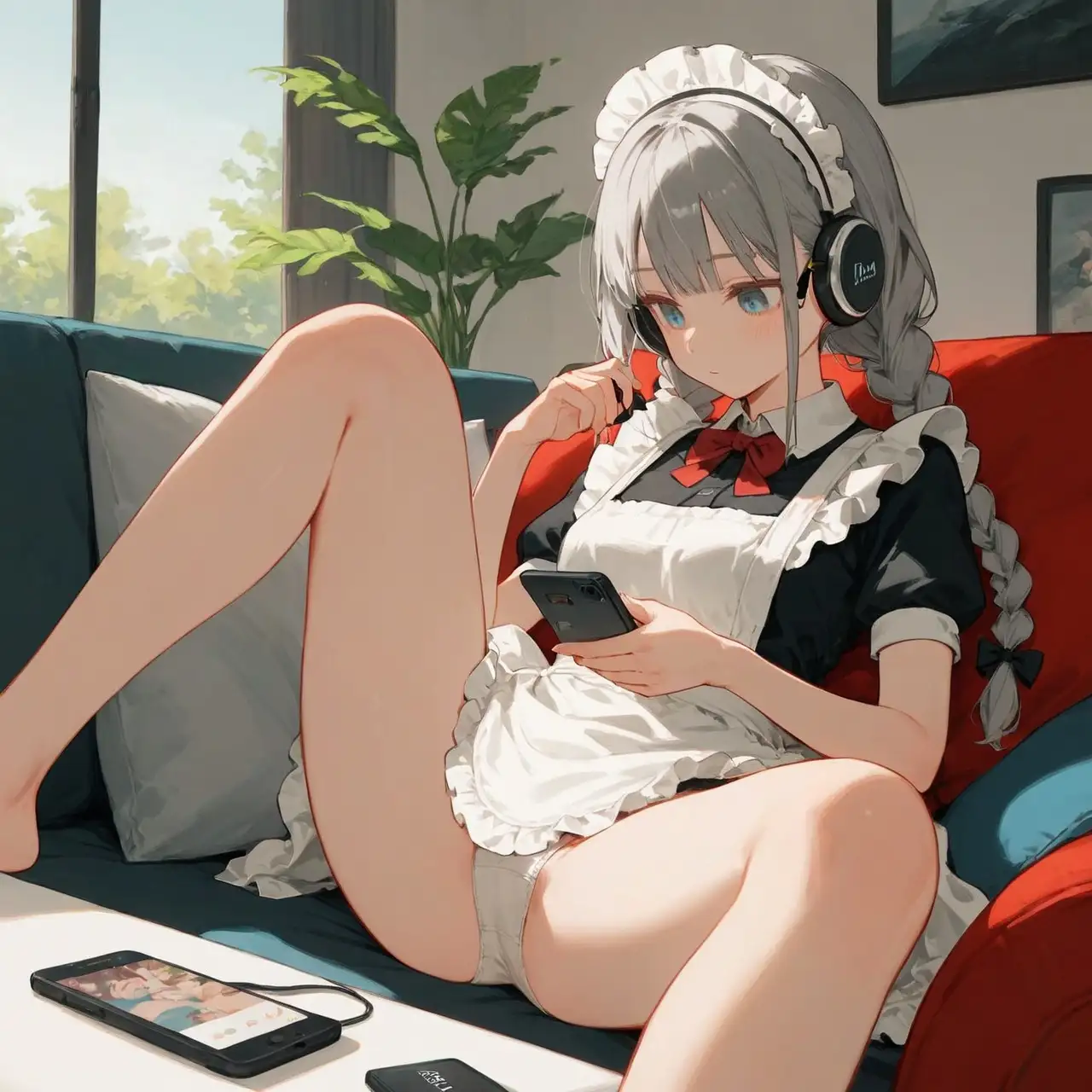 頼んだら下着を見せてくれるメイドさん サンプル画像 6