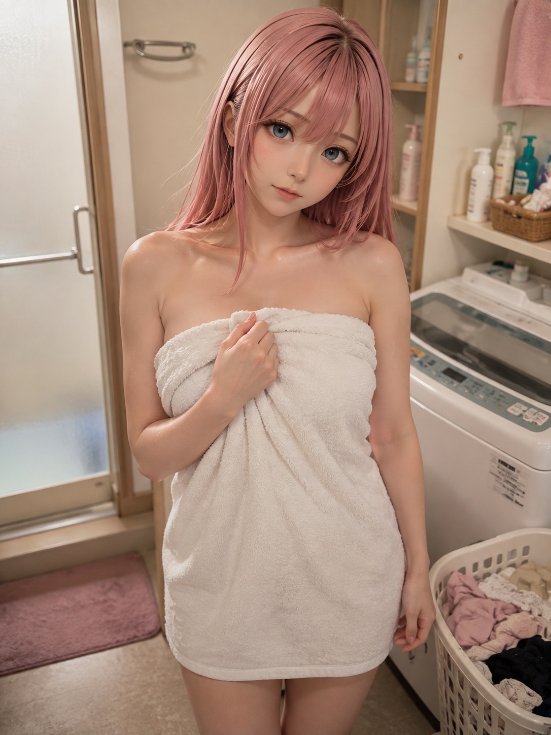 巨乳美女 透明人間シリーズ 画像1