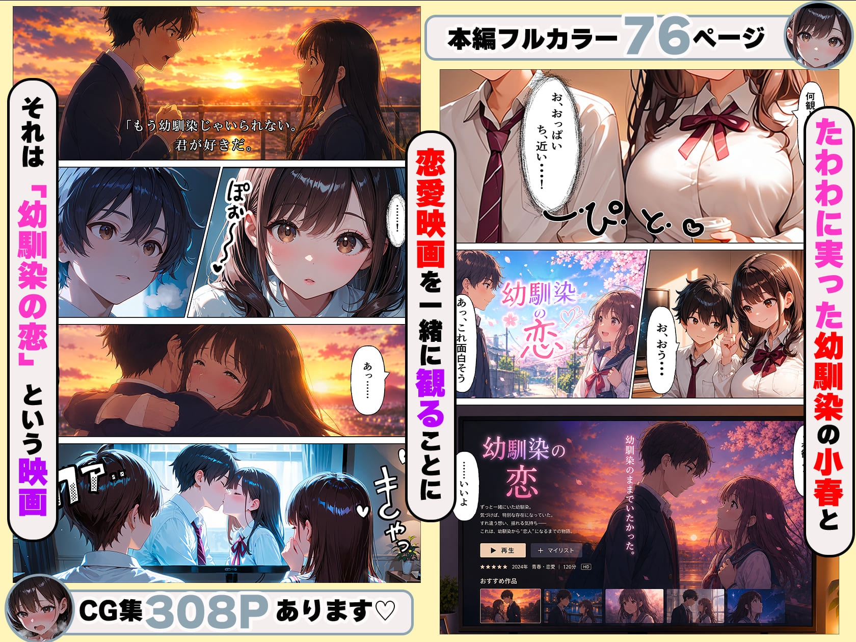 たわわに実った幼馴染は今日も僕の部屋へ入り浸るー初めてのセックスー サンプル4