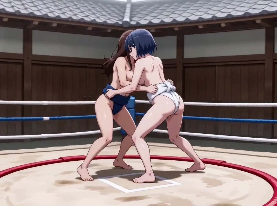 女相撲 AI動画 サンプル3