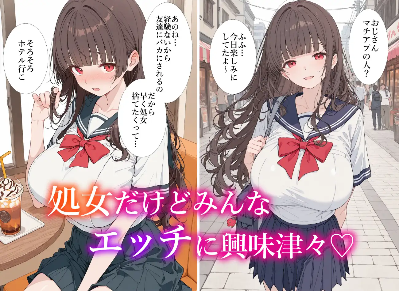 マチアプで出会った処女がセックス前提だったから中出ししまくった話 サンプル画像 2