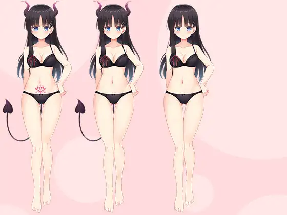 【立ち絵素材R18】 うちのクラスのサキュバス委員長 フルセットPSDパック サンプル画像 4