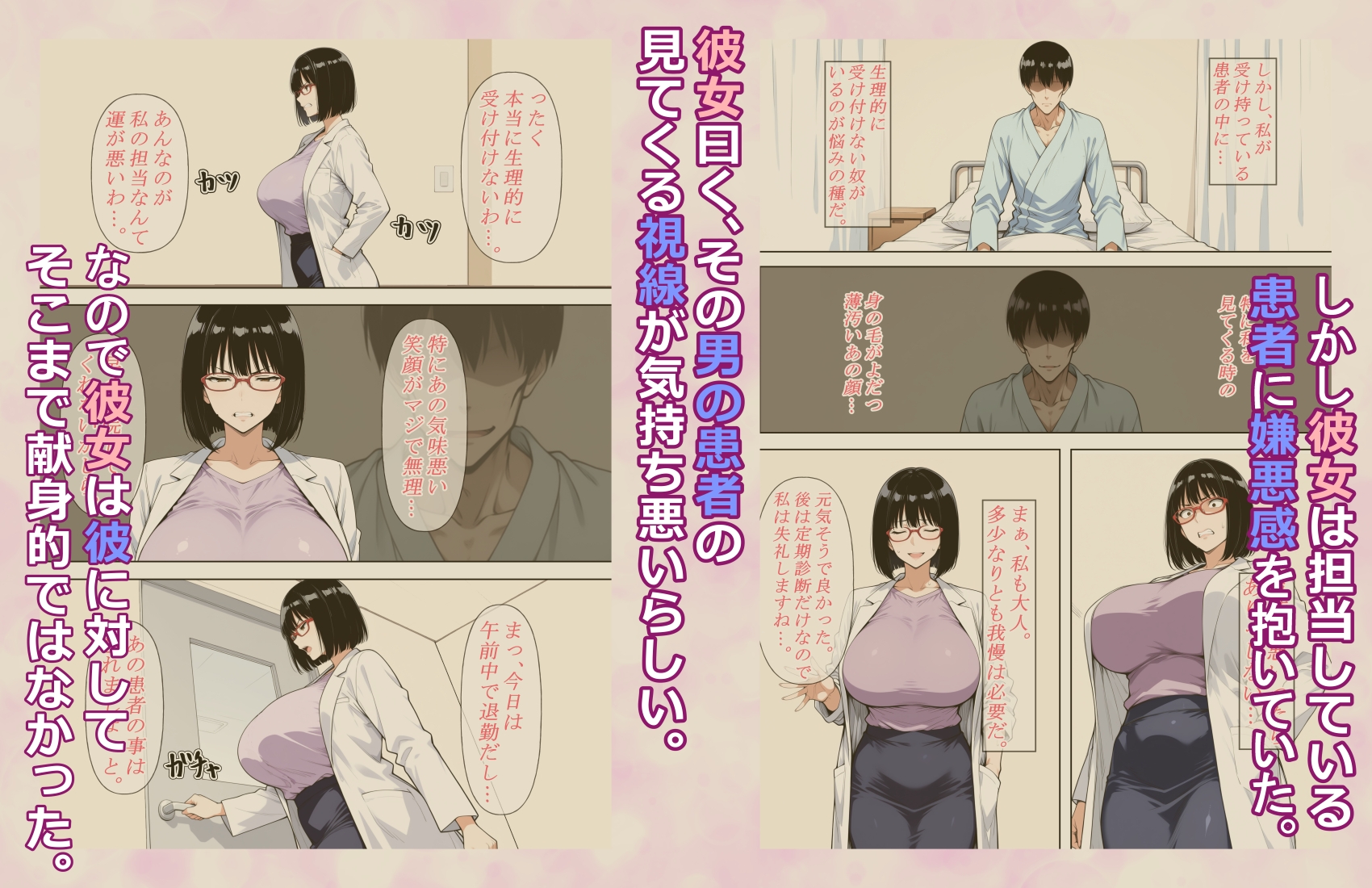 生意気な巨乳美人女医に憑依したのでド変態オナニーしてやる!! サンプル2