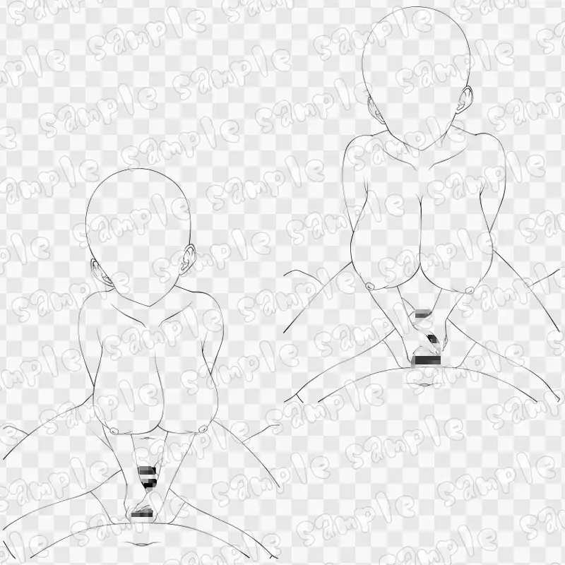 線画素材集[手]130 サンプル画像 3