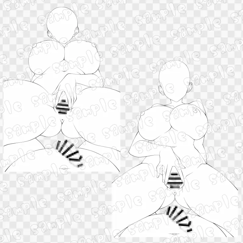 線画素材集[手]134 サンプル画像 2