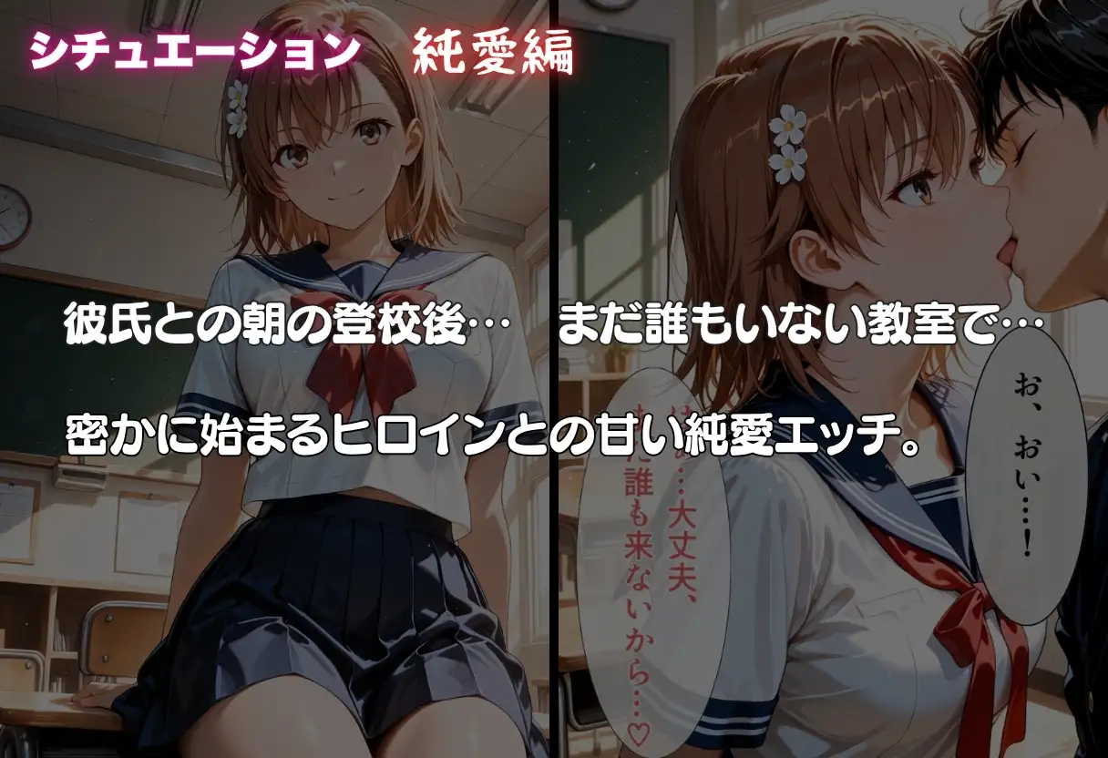 御坂◯琴が彼氏と甘エッチ直後、教師NTR中出しされ学園肉便器に堕ちた サンプル画像 2