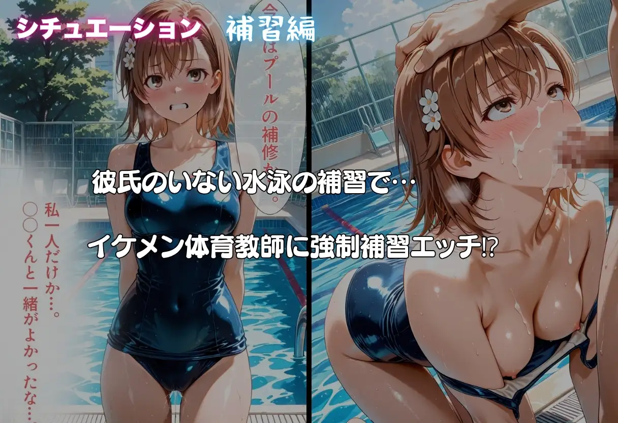 御坂◯琴が彼氏と甘エッチ直後、教師NTR中出しされ学園肉便器に堕ちた サンプル画像 4