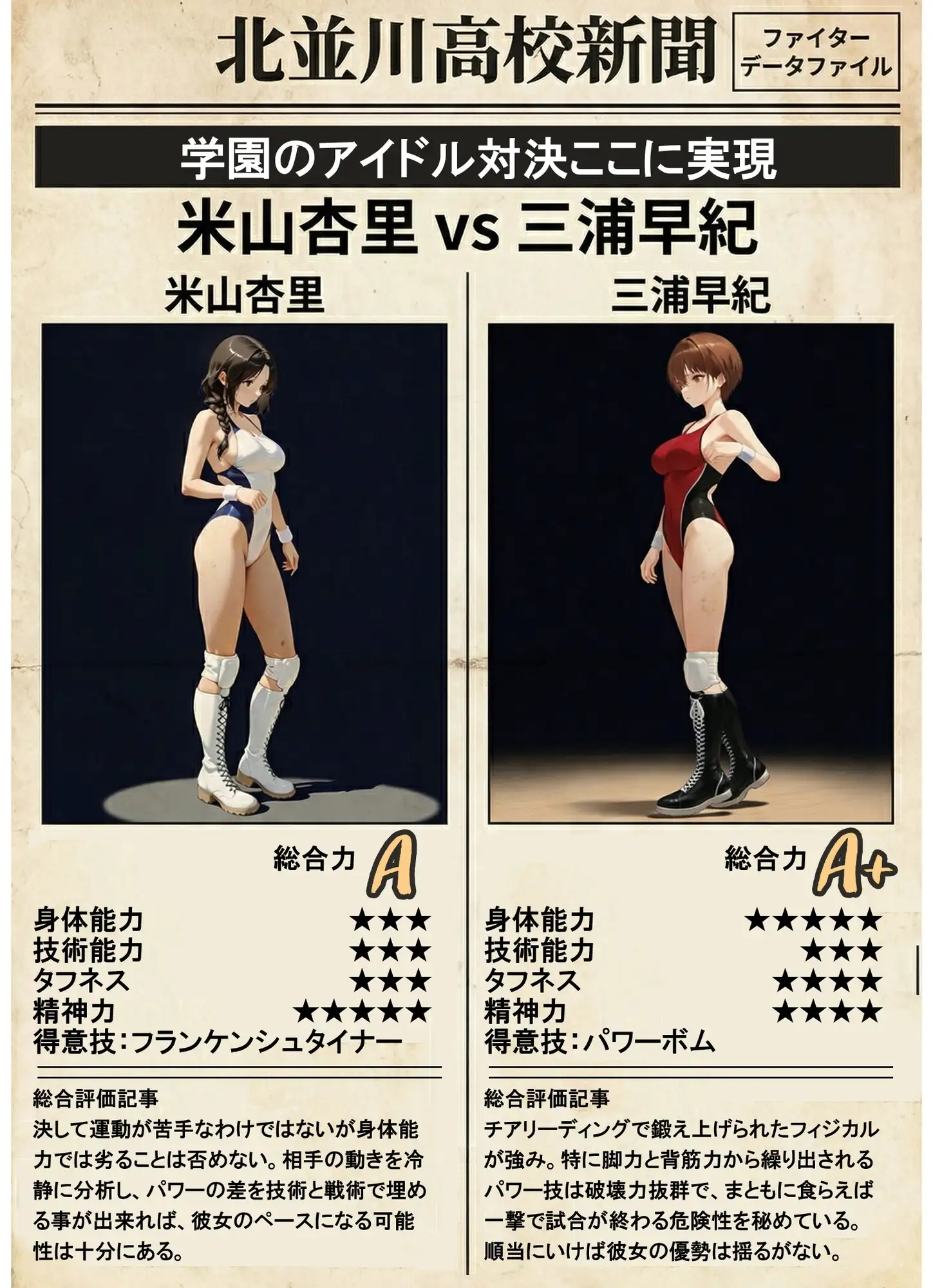 センパイデスマッチ 米山杏里VS三浦早紀【日本語・English版同梱】 サンプル画像5