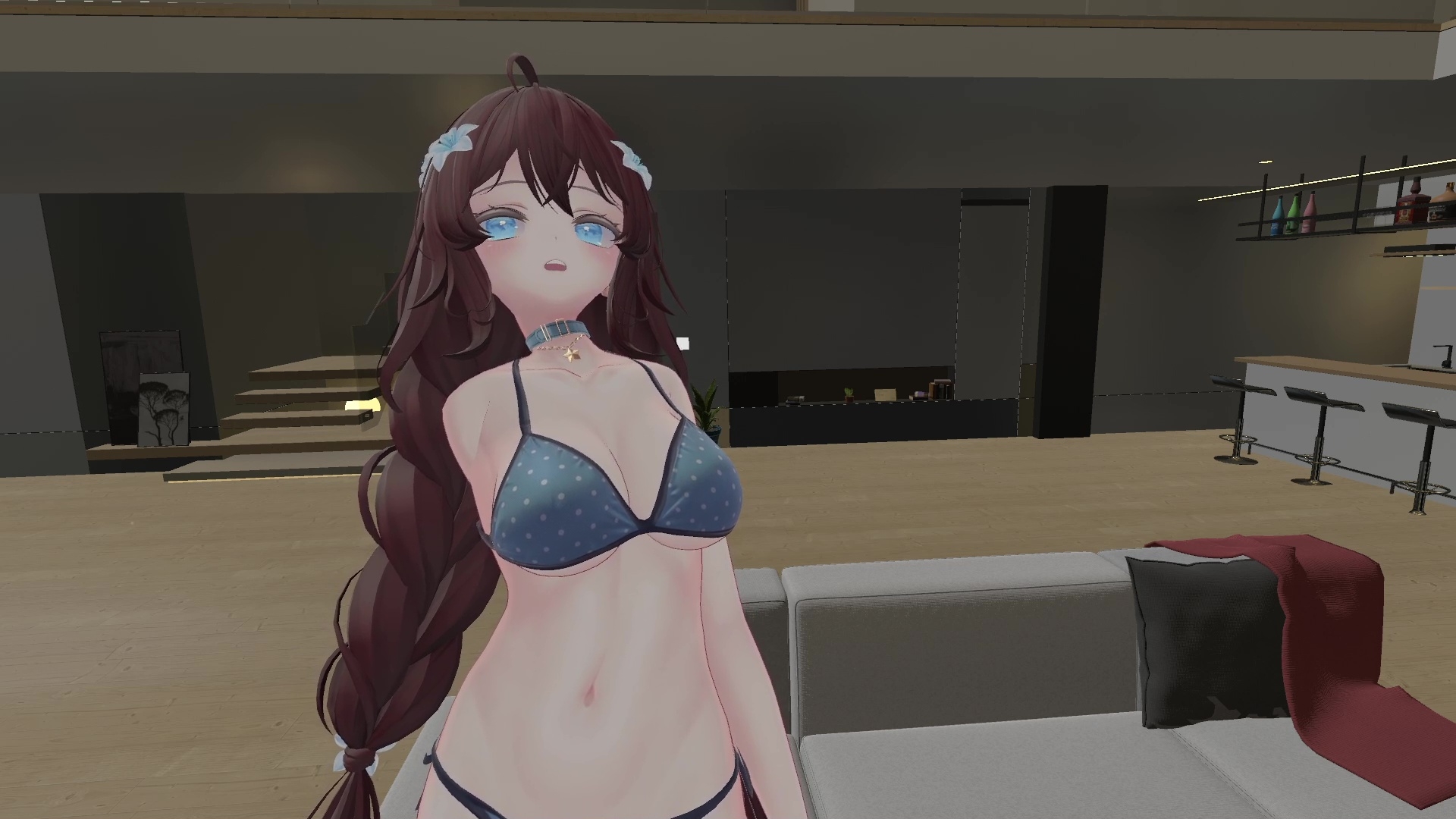 【ChilloutVR】連動フルトラ！100Pで10回スクワットしたよ！！井栗まろん