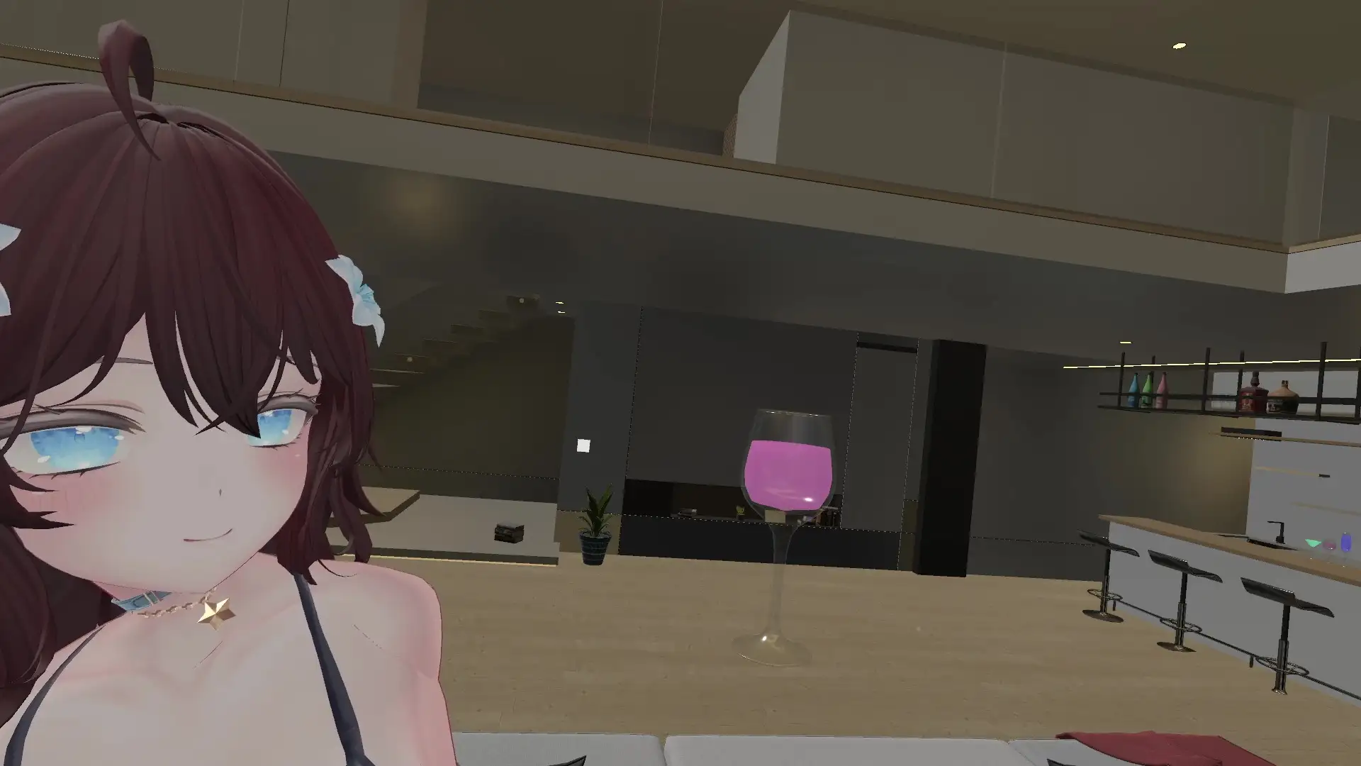 【ChilloutVR】連動フルトラ！100Pで10回スクワットしたよ！！井栗まろん サンプル画像 4