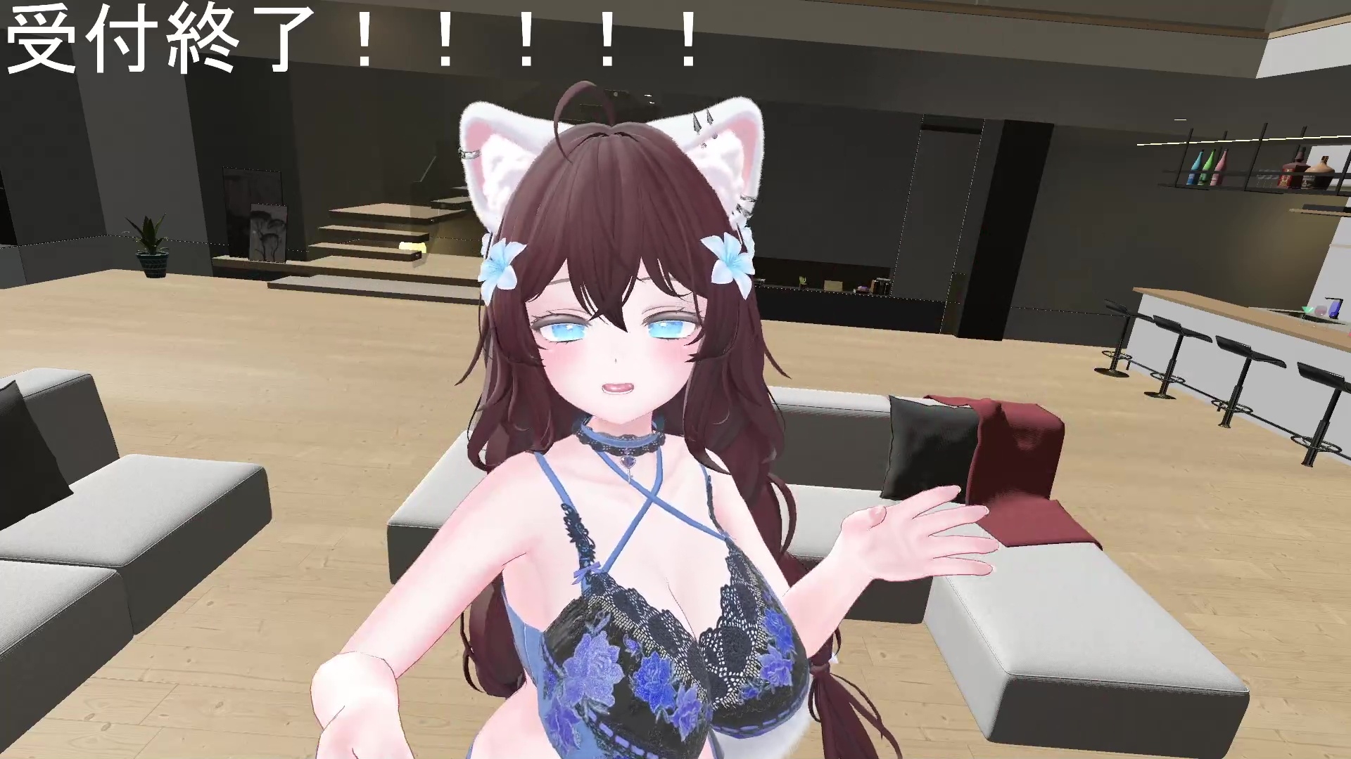 【ChilloutVR】連動フルトラ！100Pで10回スクワットしたよ！！井栗まろん