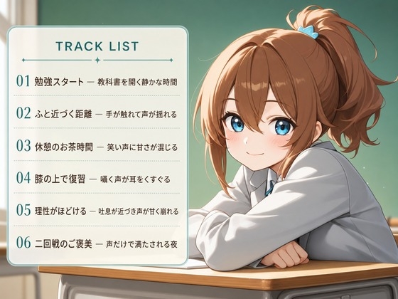【心音×水音】家庭教師のつきほさんと、勉強の後は甘くとろける二回戦