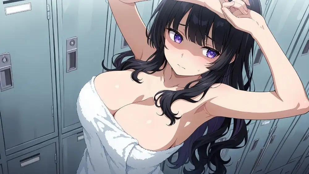 爆乳オレンジ黒髪水泳部が新人コーチと個別レッスン契約【4K】 サンプル画像 9