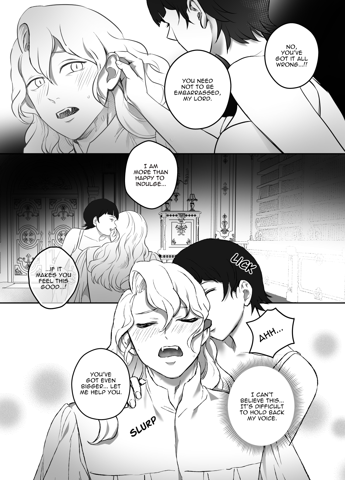 Seducing My Vampire Master ~ Cold Vampire Lord x Maid、Lustful Night Driven by Instinct~ 画像4