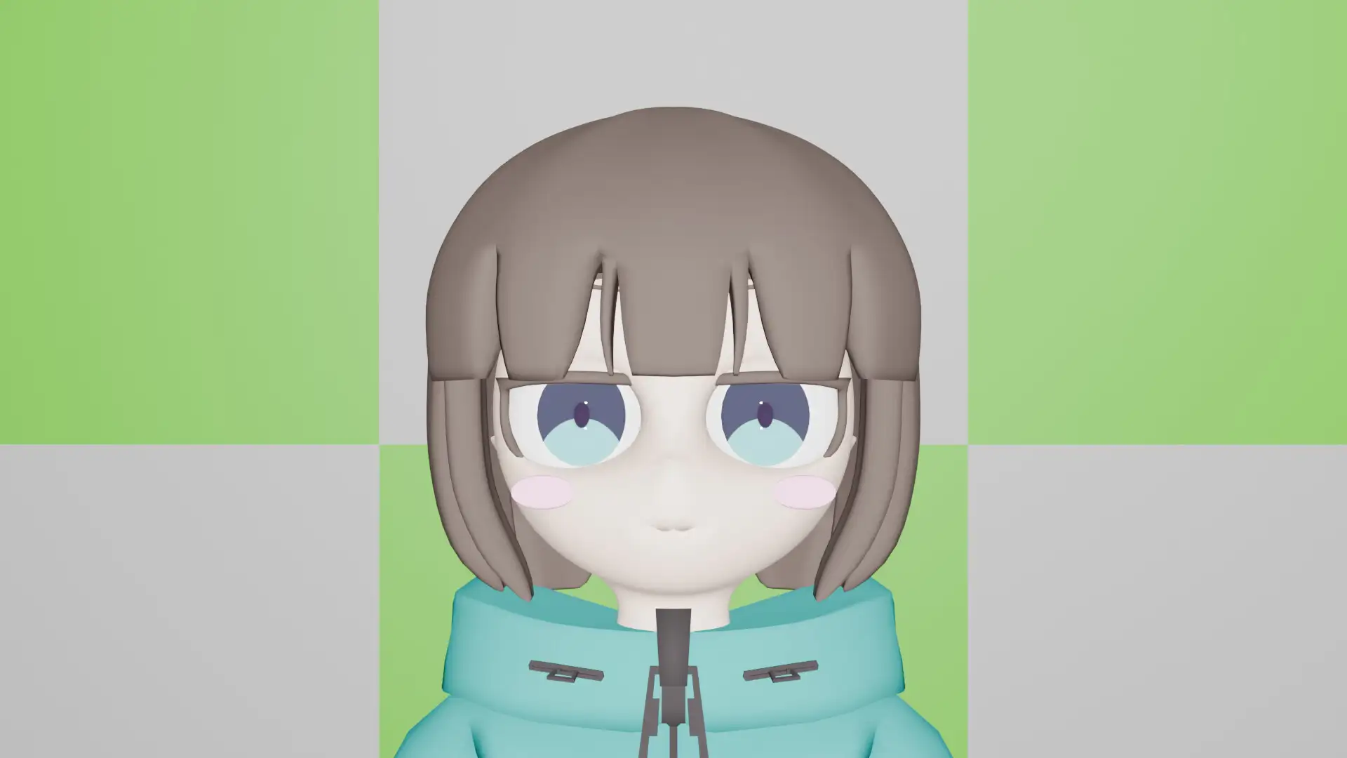 3Dモデル か○かま先生 サンプル画像 2
