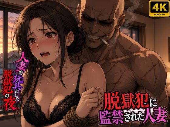 【4Kアニメ】脱獄犯に監禁された人妻‥〜人妻を玩具にした脱獄犯の夜〜