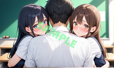 学校で