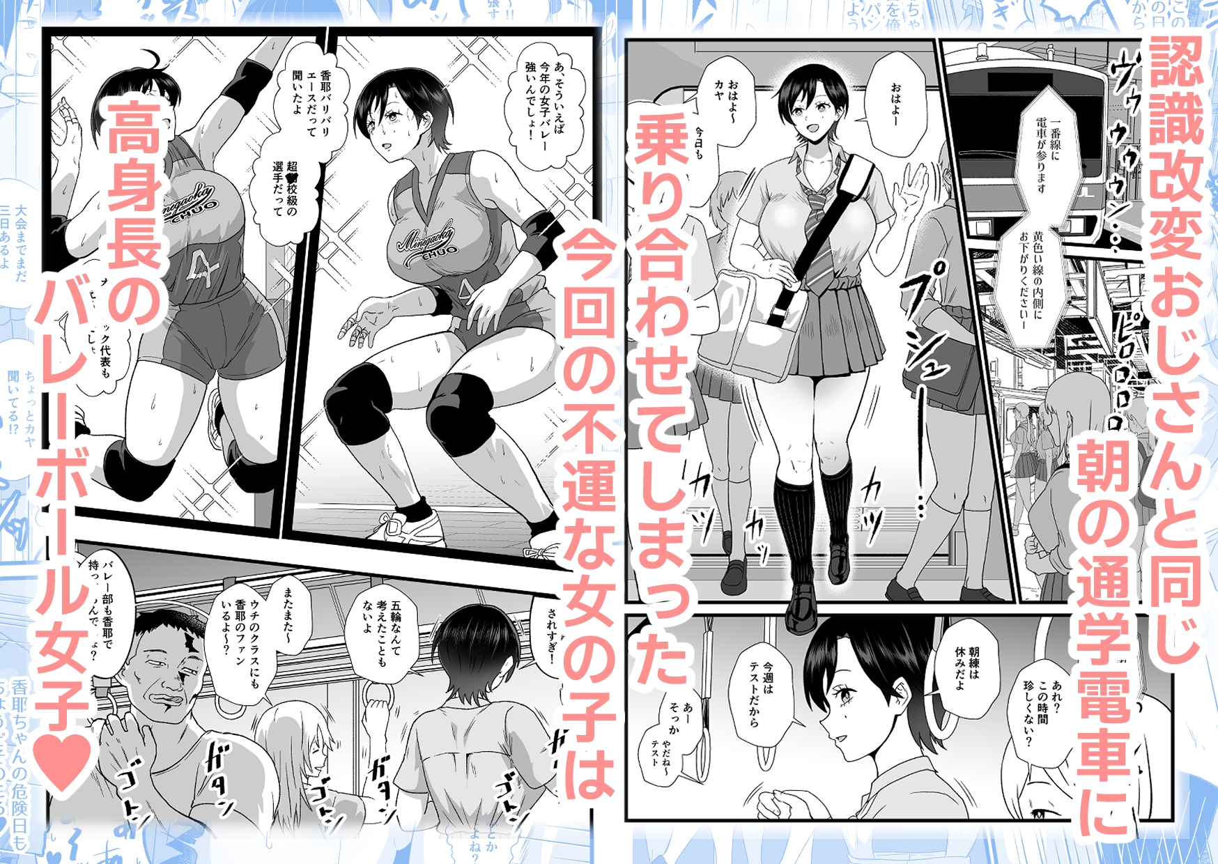 通学電車に現れた認識改変おじさん2 画像1