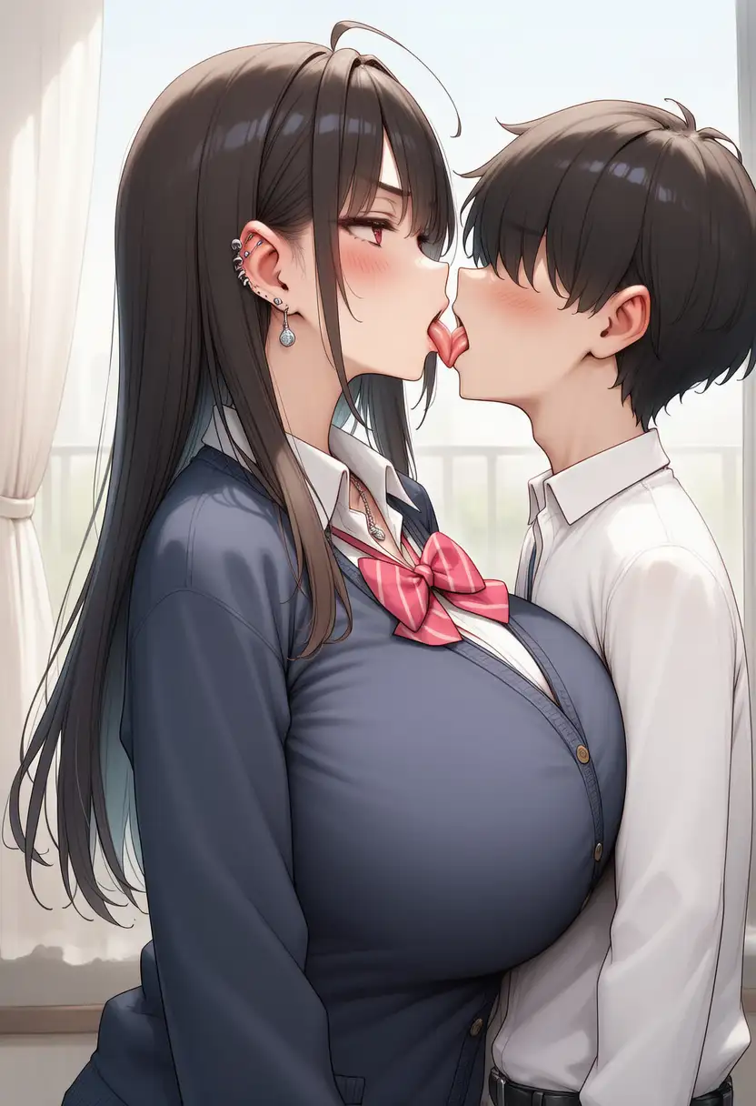 エロい身体の不良クラスメートとsexして妊娠させて出産させてを2回 サンプル画像 5