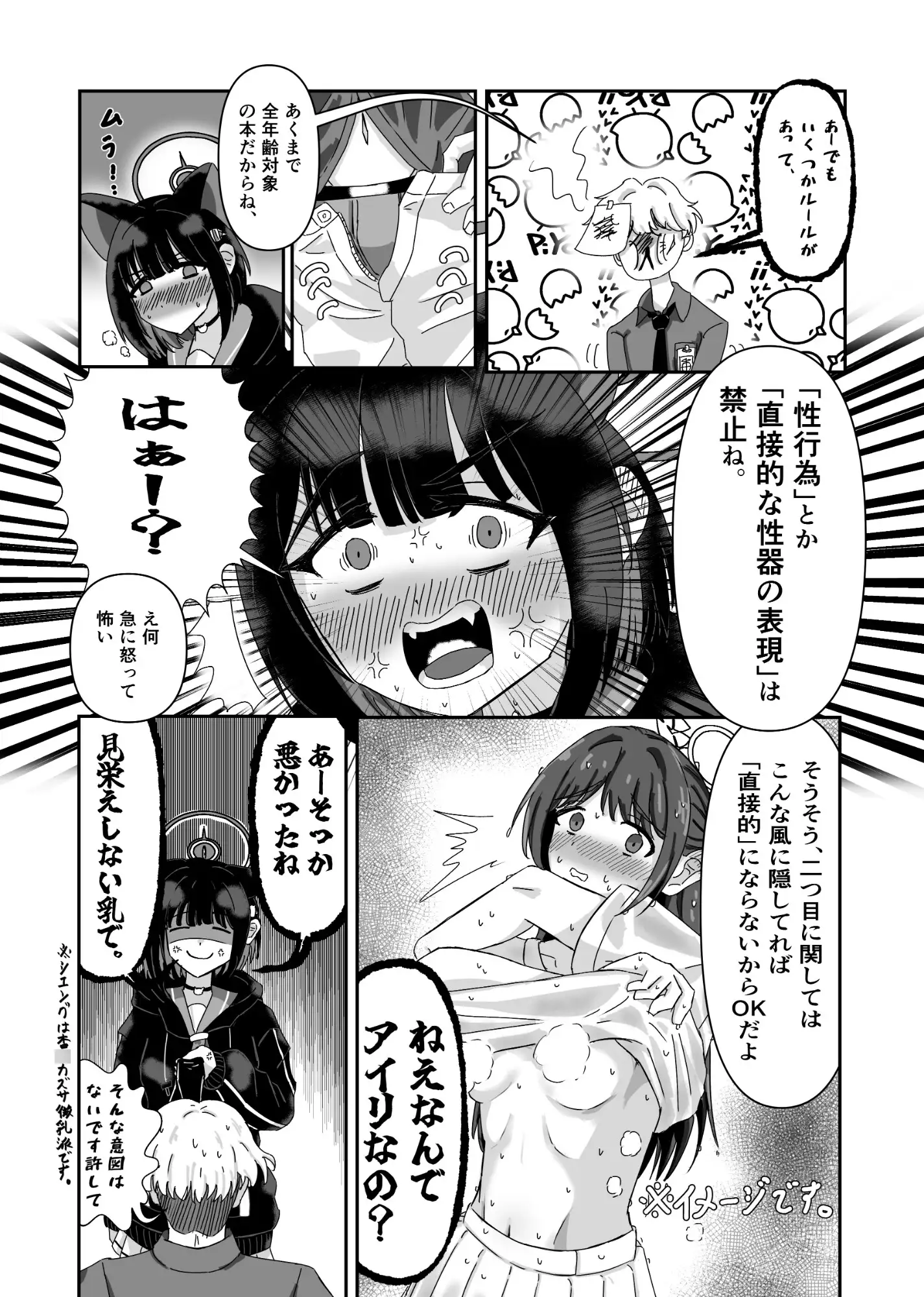 RAKISUKE ブルアカラッキースケベ合同Vol.0 サンプル画像 3