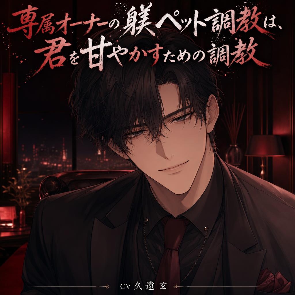 専属オーナーの躾ペット調教は、君を甘やかすための調教♡〜低い声で命令されて、焦らされて甘イキさせられる夜〜【ドS/調教/バイノーラル】-1画像