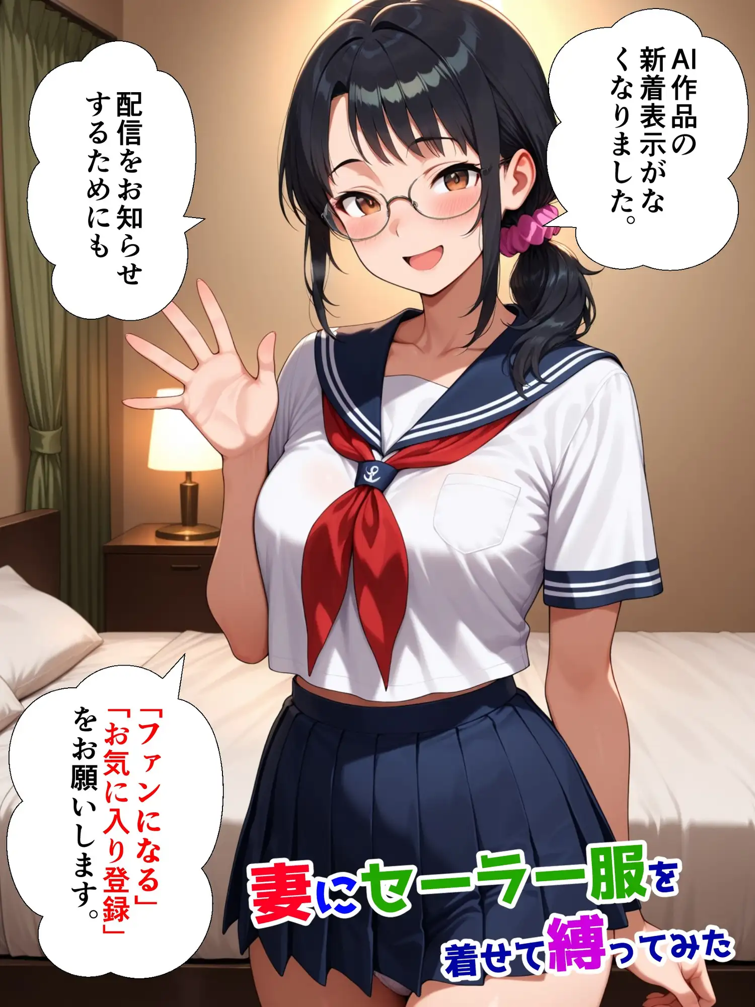 妻にセーラー服を着せて縛ってみた サンプル画像 10