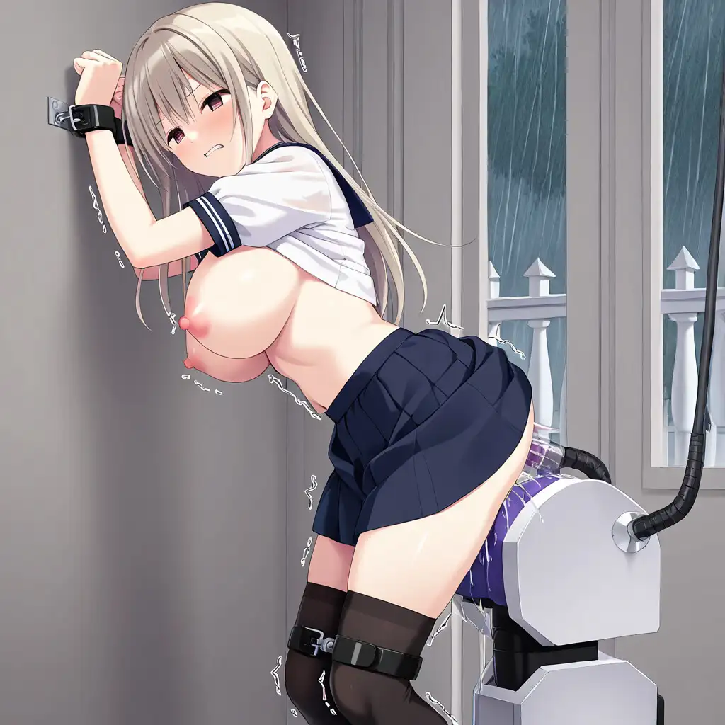 巨乳美少女の拘束機械姦コレクション サンプル画像 5