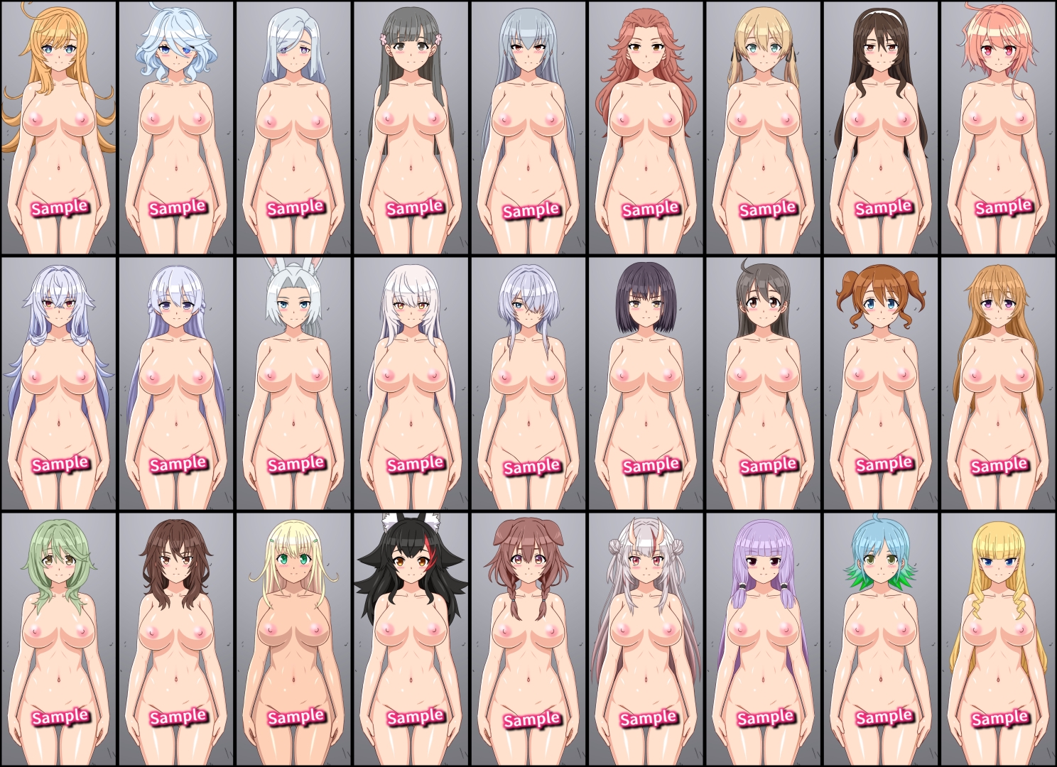 27人のパイパンヌードの女の子を「みつめえっち」したい人向けのCG集2026-NEUN- 画像2