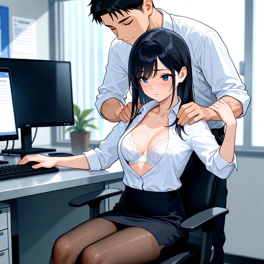 女性社員にマッサージできる権利Vol.1 画像2