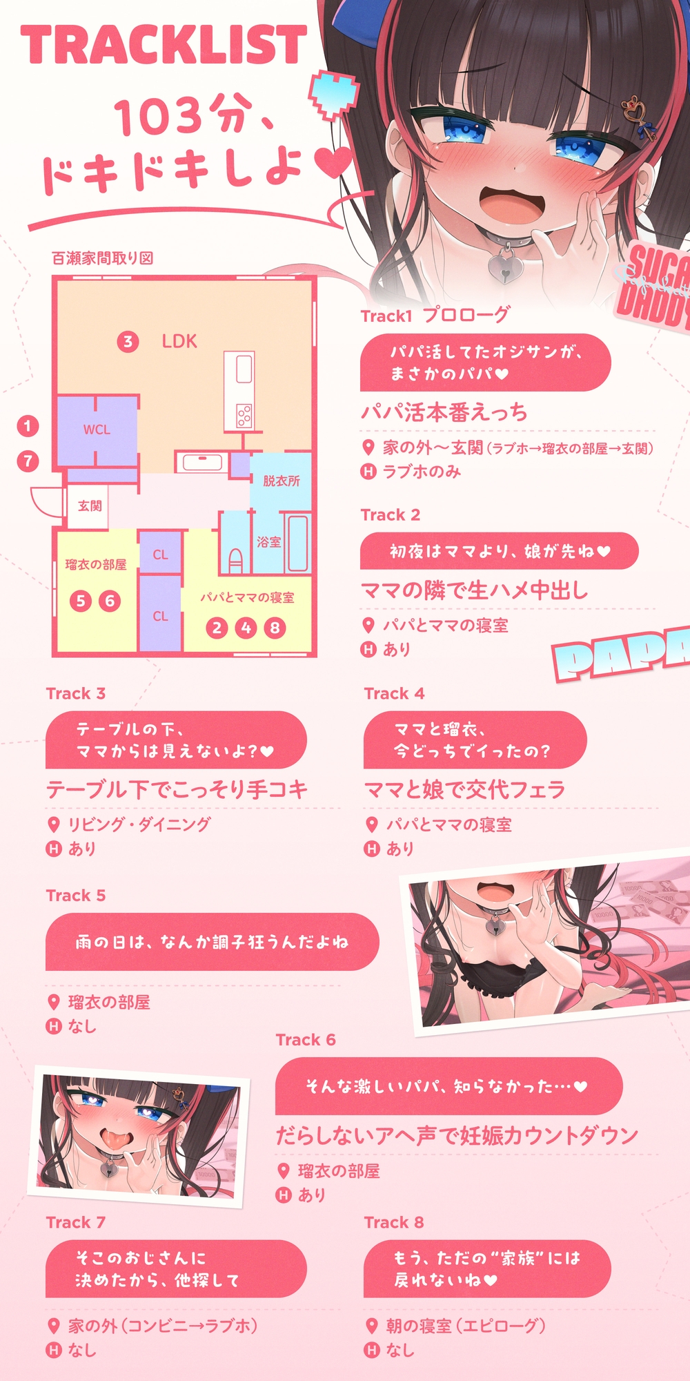【❤️3周年記念❤️】パパ活で「おじさん」と呼んでたあの子が、義娘になって「パパ❤️」って甘く耳元で囁いてくる話 ~ママに内緒❤️子作りえっち~ 画像7