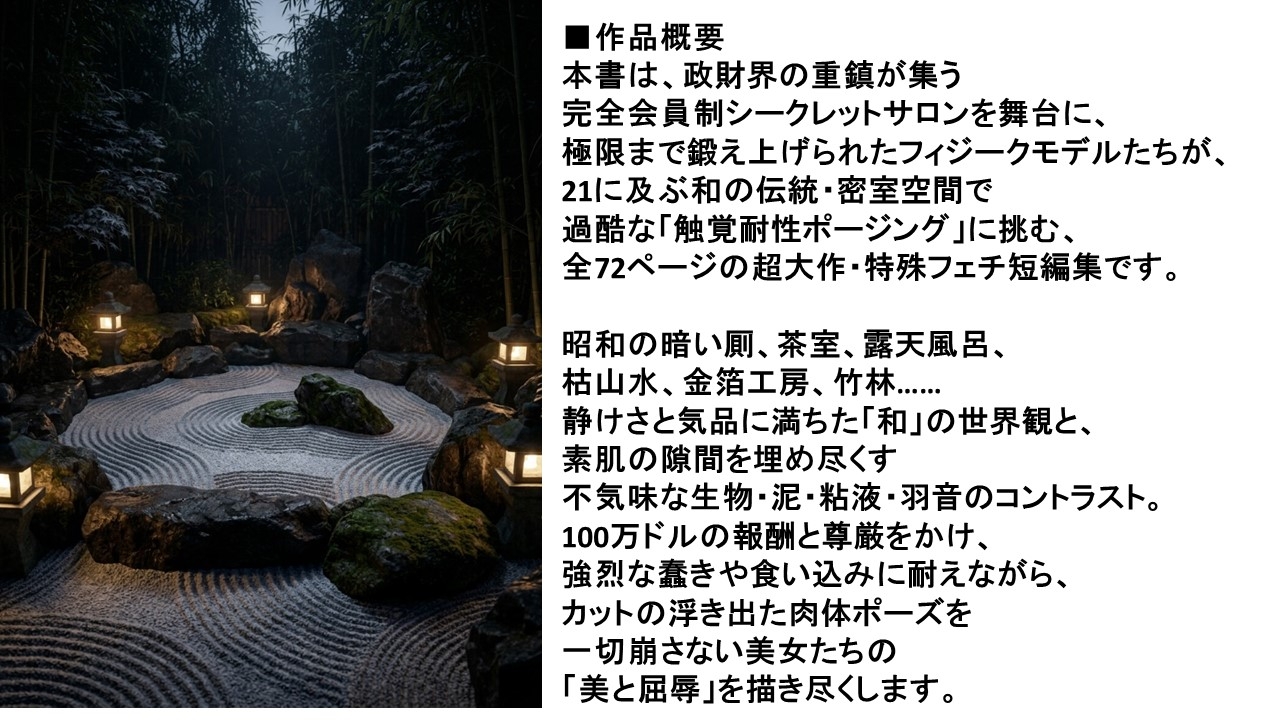 【和風極限蟲○フェチ・72P】 JAPANESE TOILET FACTOR〜 和の密室と忍耐の100万ドルポーズ