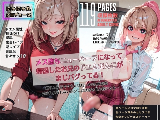 メス堕ちニューハーフになって帰国したお兄のドエムまんこがまじバグってる！