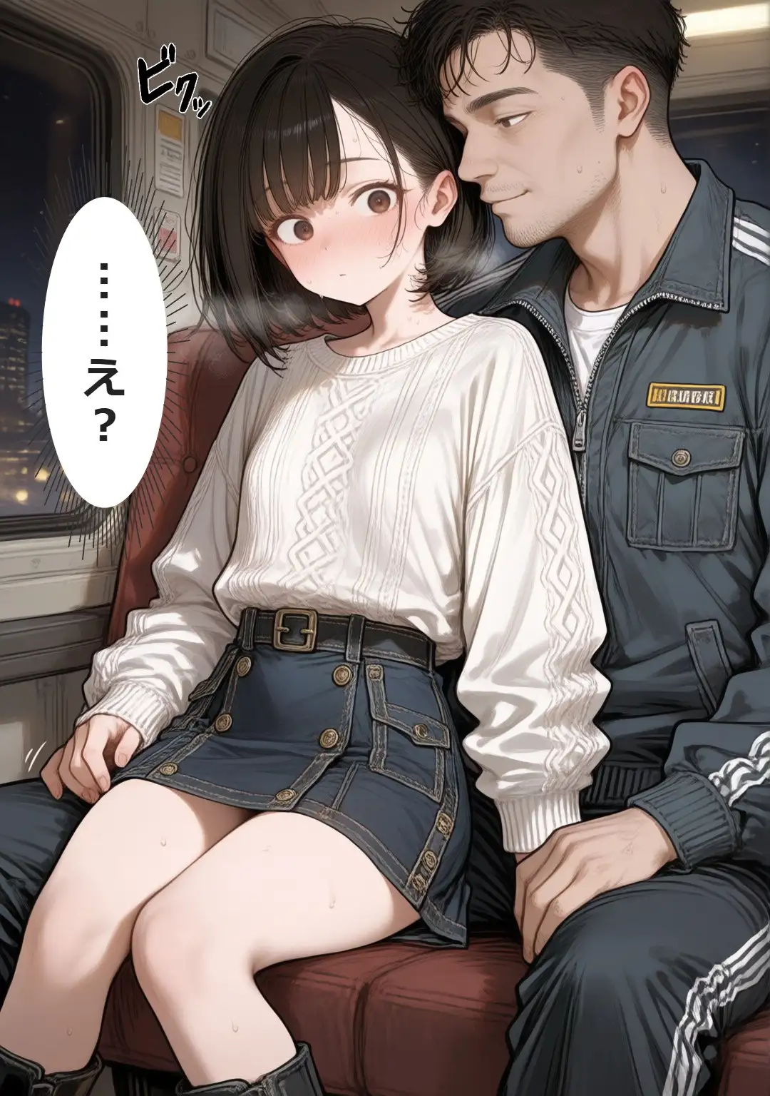押しに弱い吉川さん、初めての夜行バスで〇漢に遭遇 サンプル画像 10