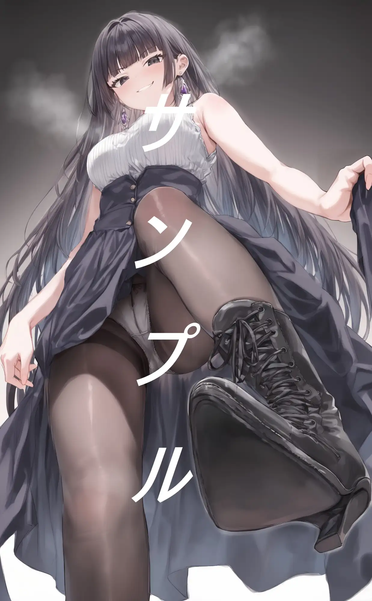 黒ストブーツ踏まれ画集 サンプル画像 5