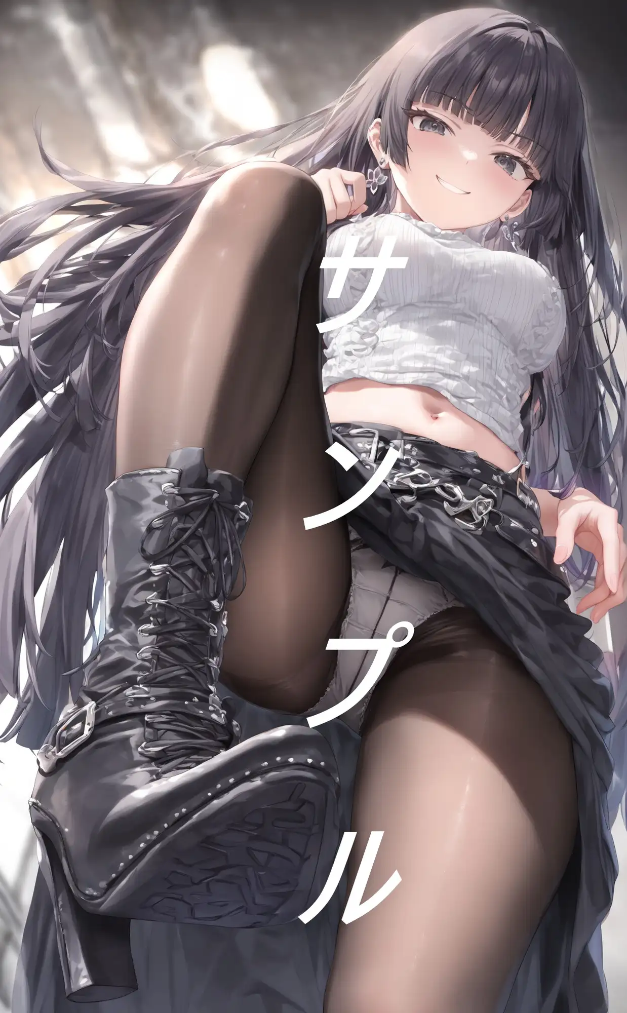 黒ストブーツ踏まれ画集 サンプル画像 7