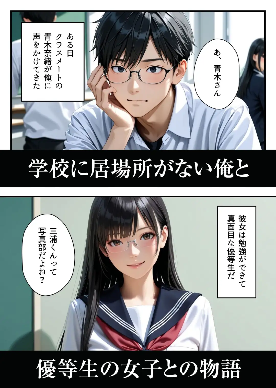 眼鏡の女 サンプル画像 2